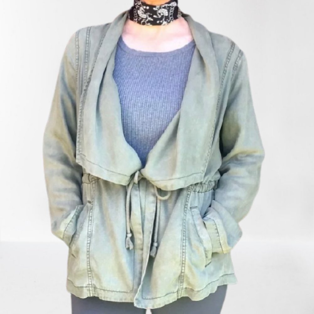 Max Jeans Vetiver Jacket Olive Green